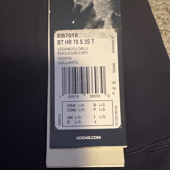 adidas Pants - Adidas Dark Blue Leggings